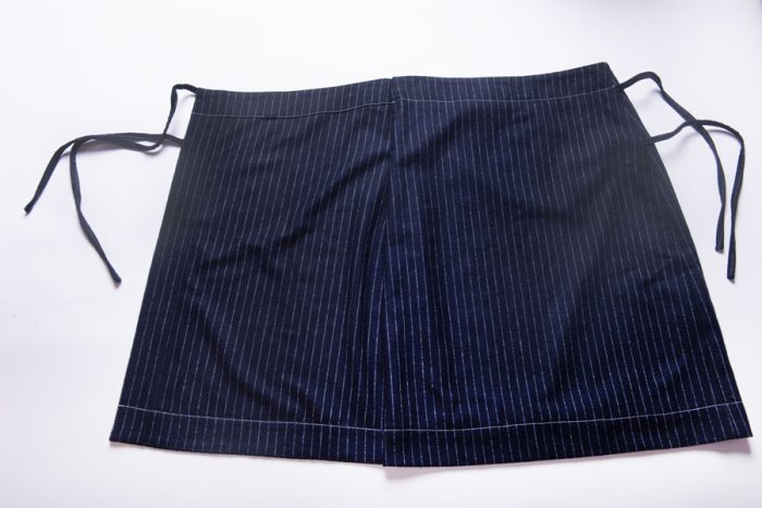 Striped wool wrap skirt - 图片 4