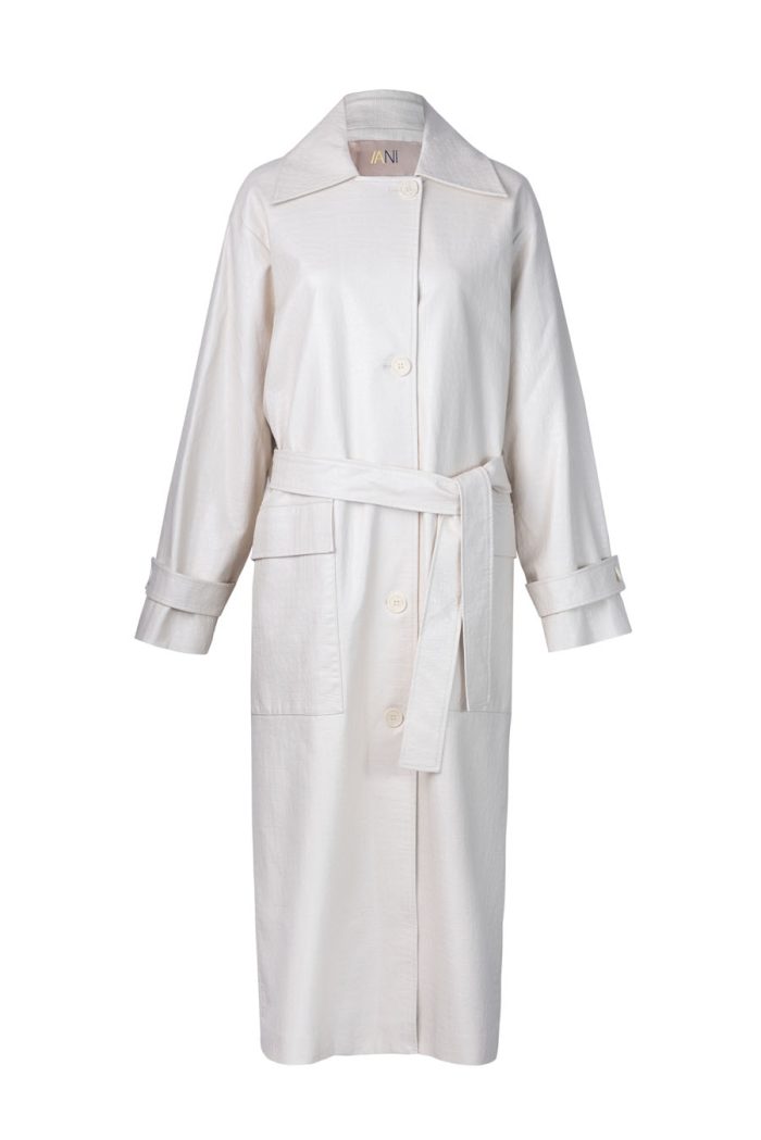 PU Trench coat