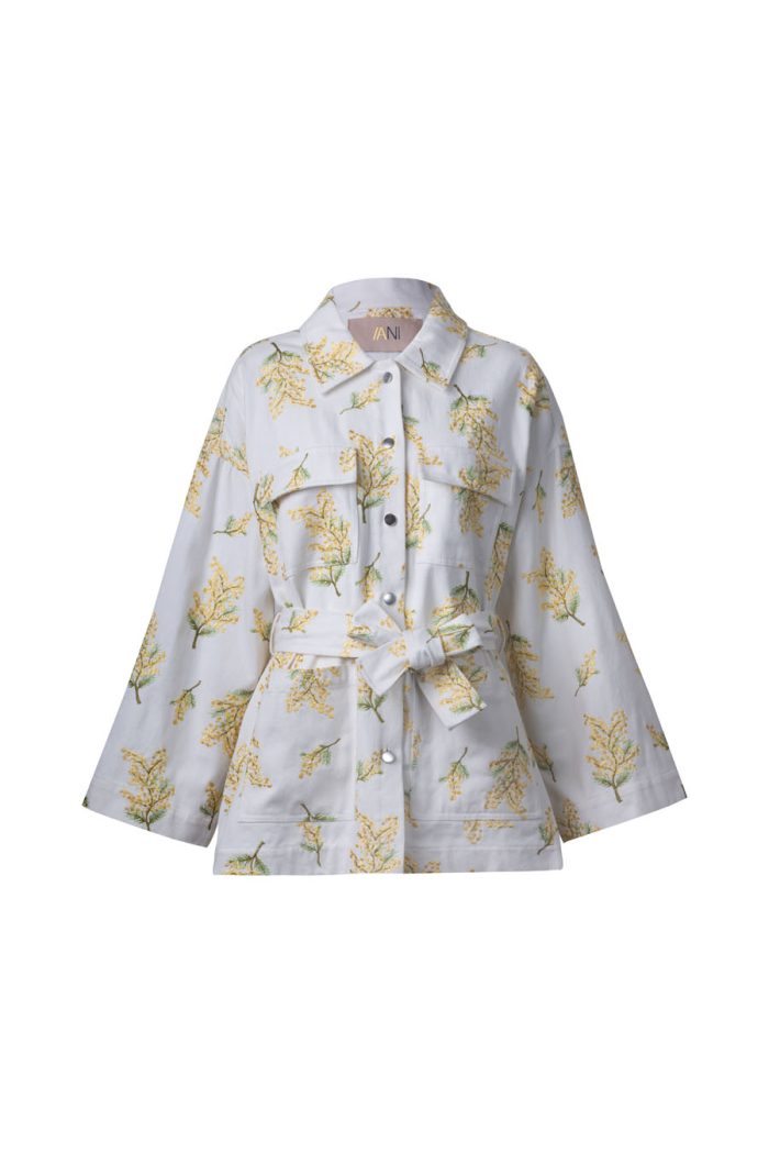 Heavy cotton twill embroidery jacket