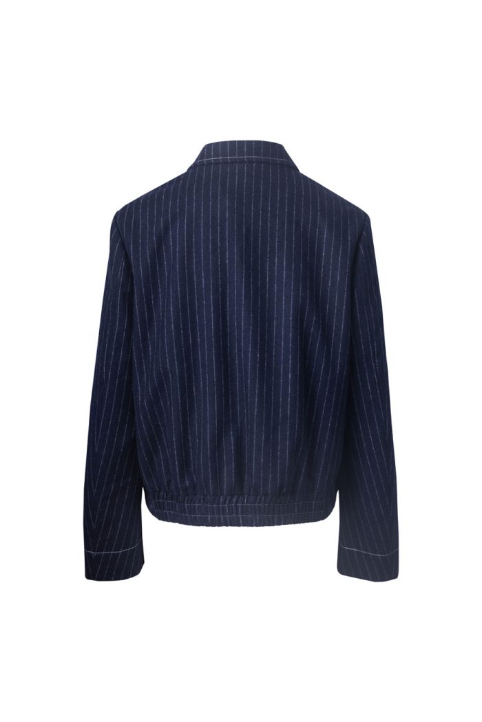 Striped wool jacket - 图片 2