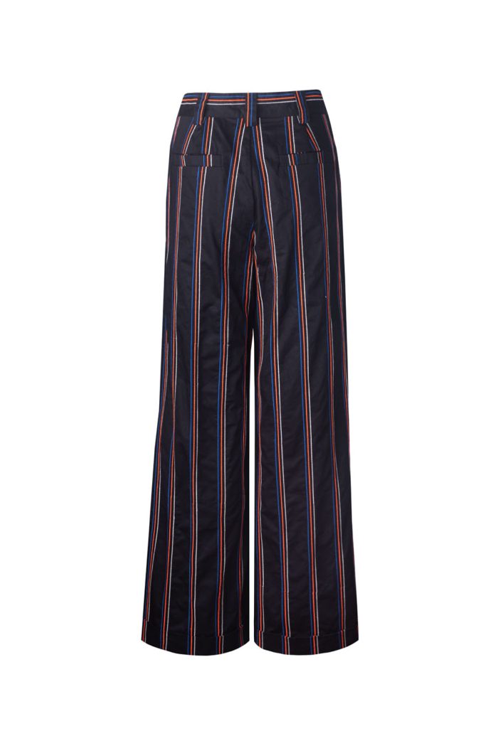 Pin striped cotton pants - 图片 3